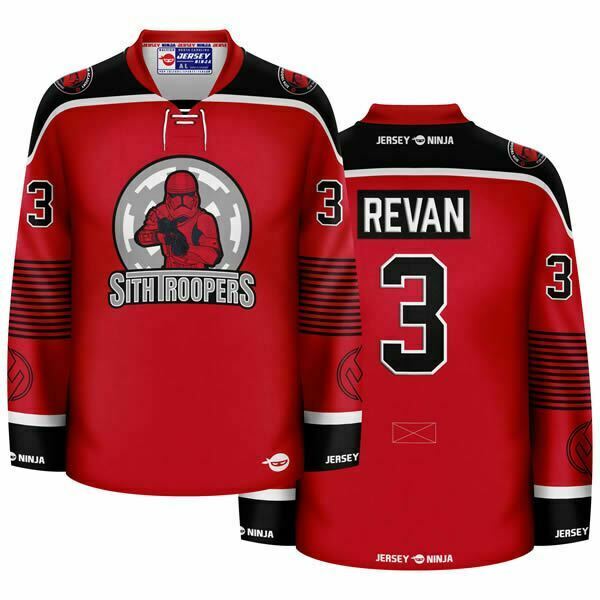 Sith Troopers Darth Revan Hockey Jersey
