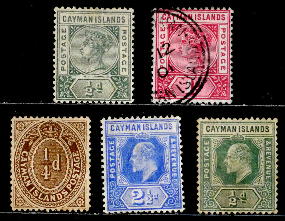 Cayman Is., British: Classic Era Stamp Collection Mostly Unused