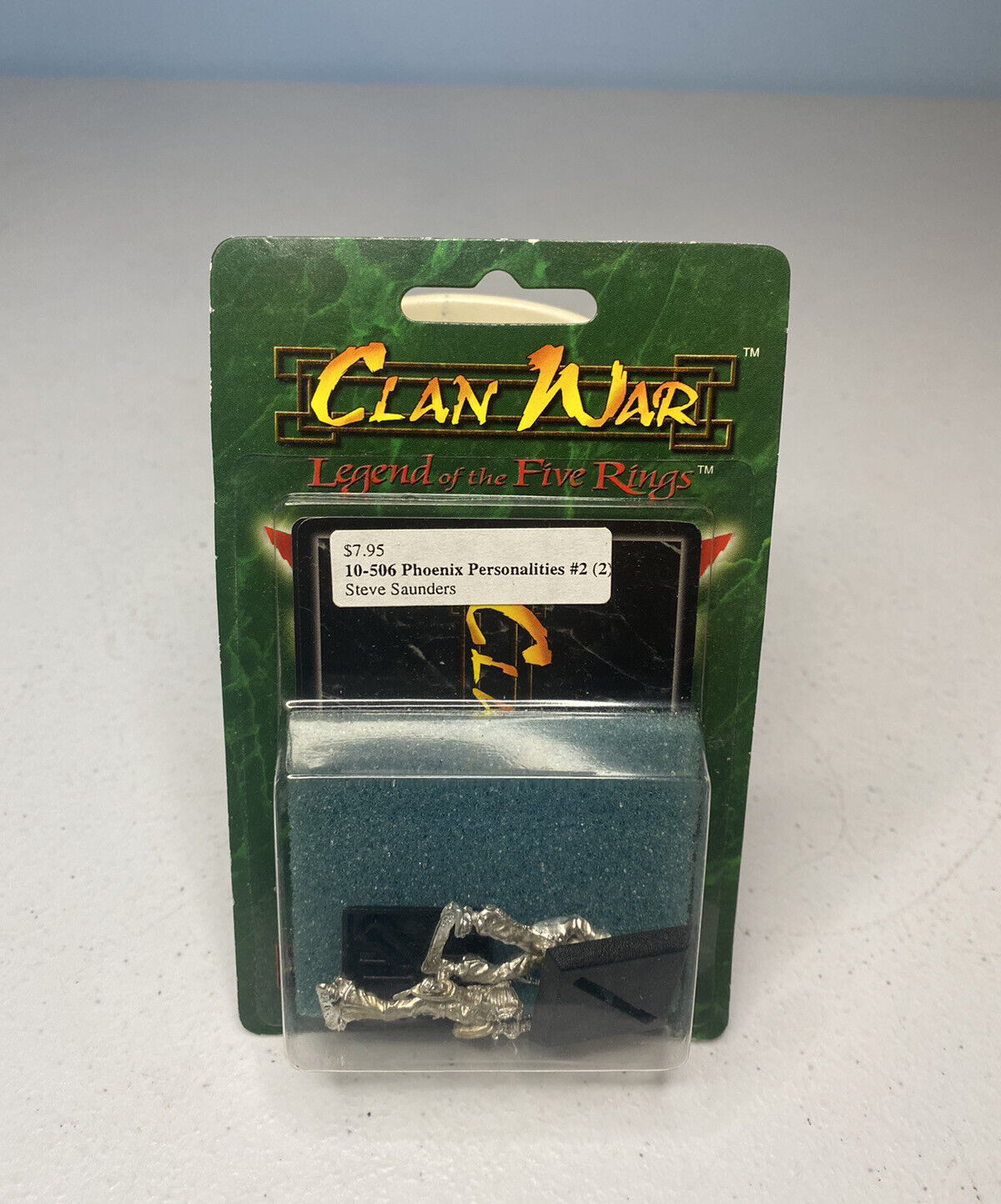 Aeg 10-507 Clan War Phoenix Personalities #2, Metal Miniatures (2 Minis) Nip Oop
