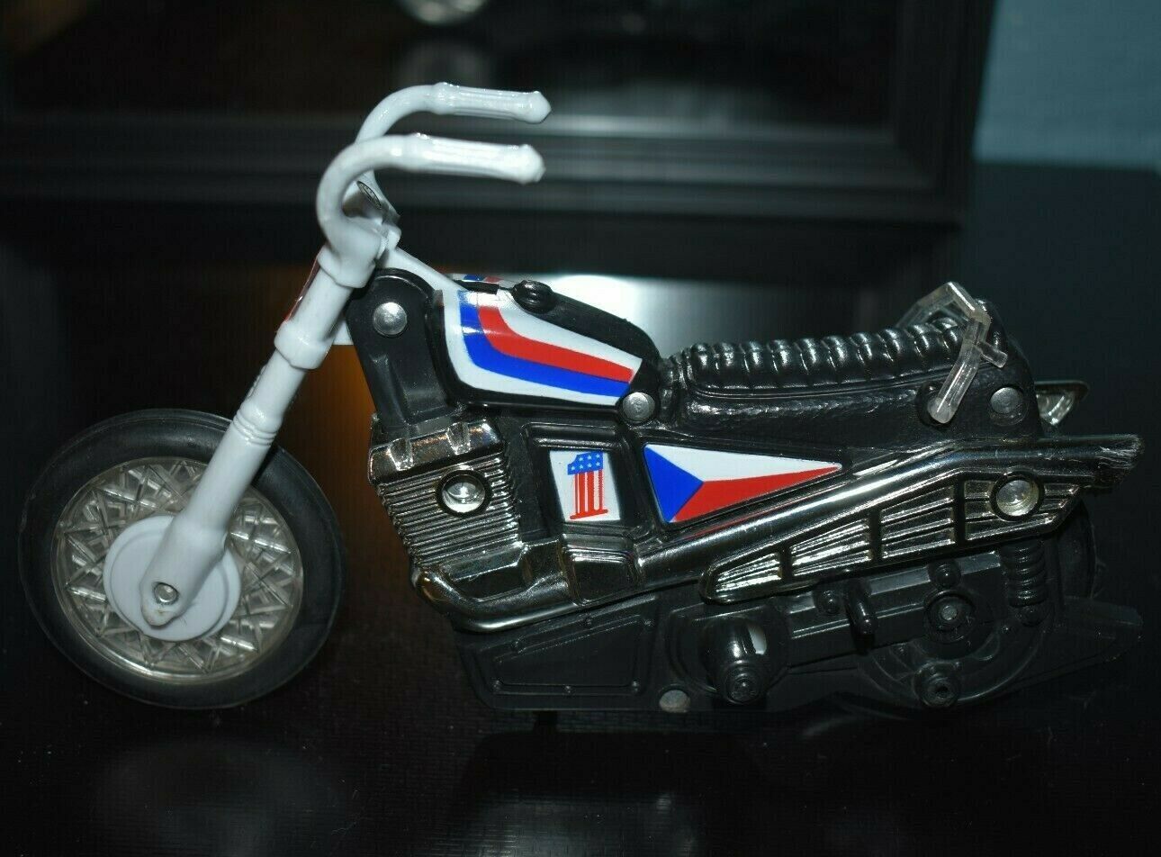Evil Knievel Promotional Friction Toy Harley Davidson Motorcycle 2020 Repro