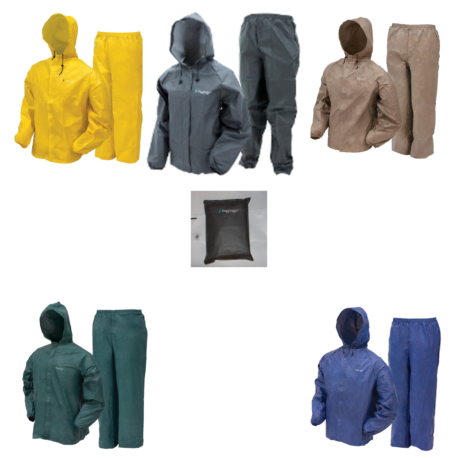 Frogg Toggs Ul12104 Ultra Lite Rain Suit New Choose Color & Size Free Stuff Sack
