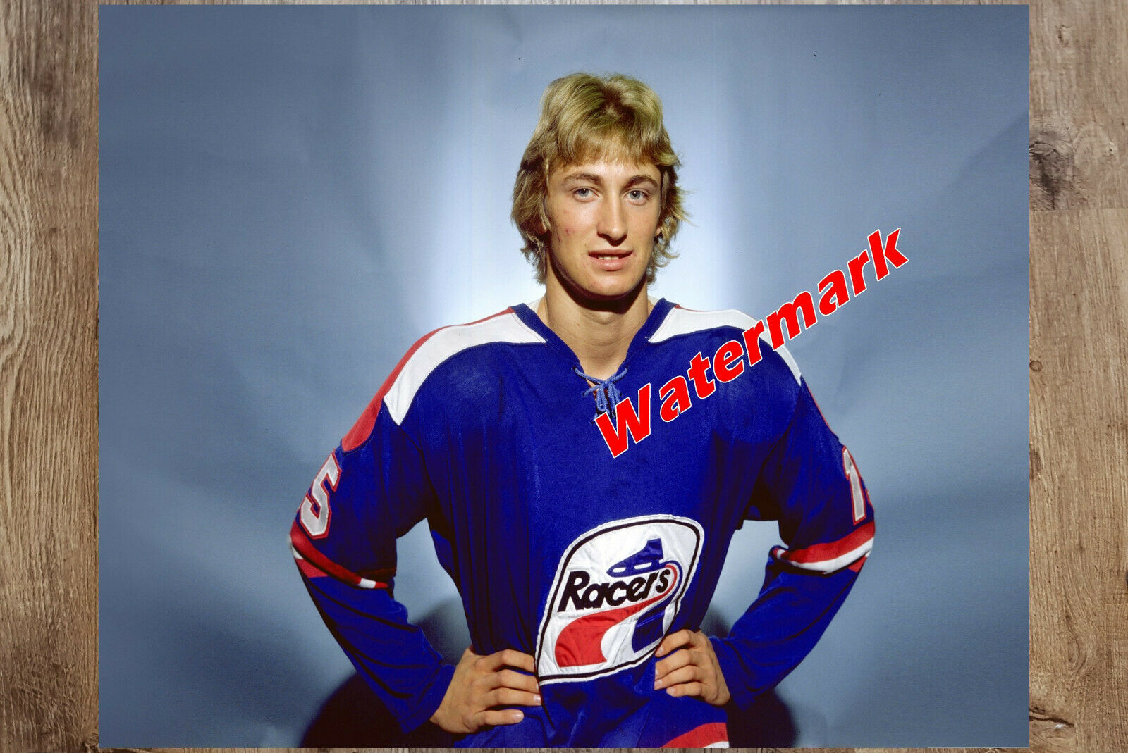Wha 1978 Rookie Wayne Gretzky Indianapolis Racers Color 8 X 10 Photo Picture