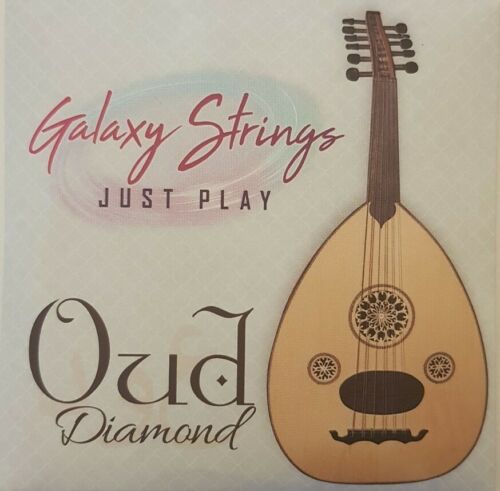 Galaxy Diamond Oud Strings Set, Oud Strings Set Arabic Tuning, 12 Strings.