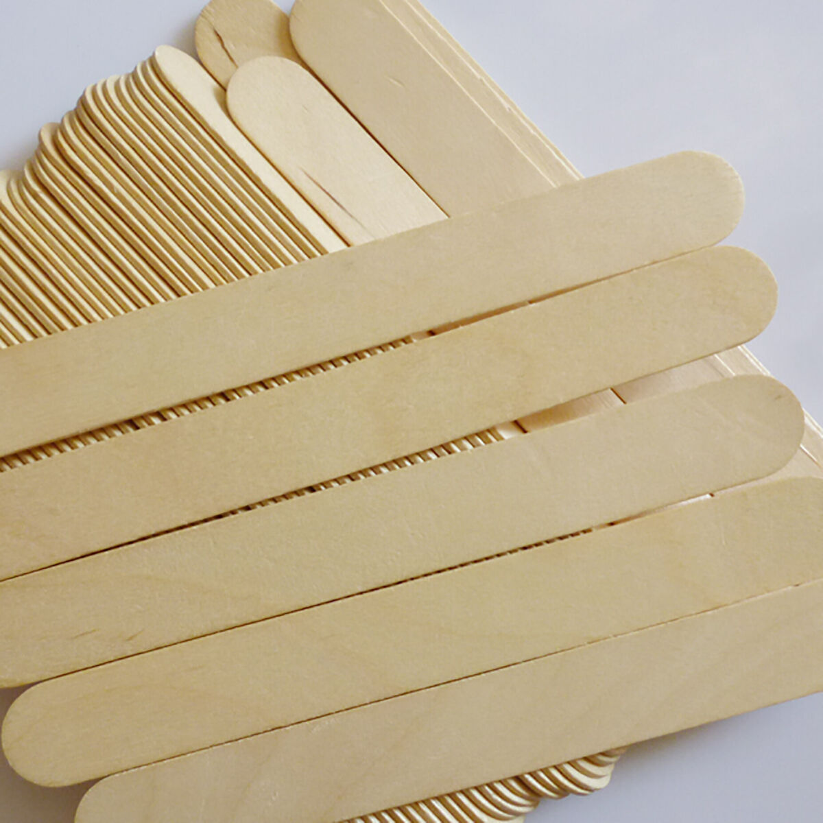 Large Wax Spatulas Waxing Hair Removal Wood Sticks  Applicators - 100 Pcs