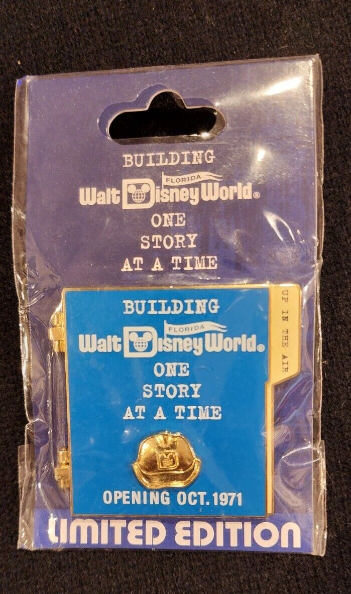 Wdw-disney Pin Building One Story At A Time- Skyway To Tomorrowland Le750 (57p)
