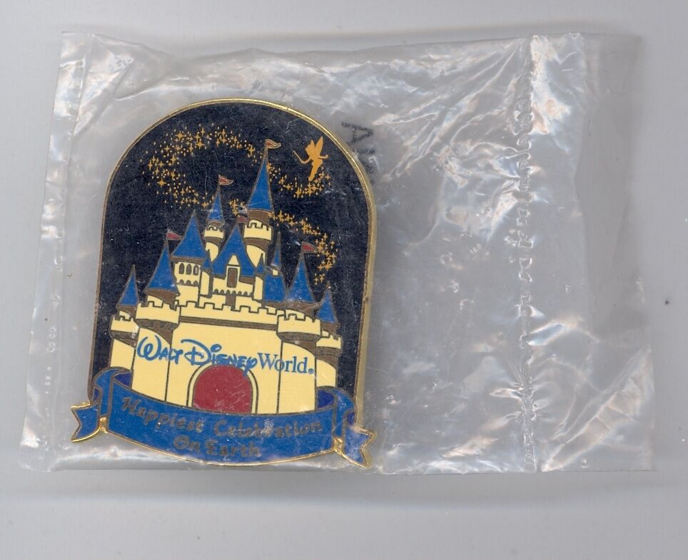 Disney Happiest Celebration Tinker Bell Cinderella Castle Press Le Pin Sealed