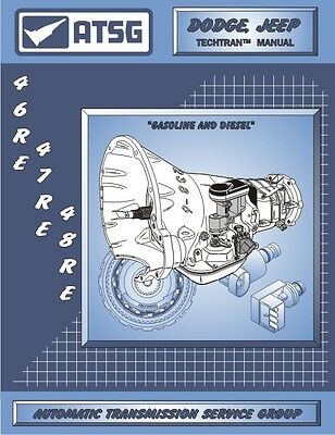 Atsg Dodge Jeep 46re 47re 48re Repair Rebuild Transmission Manual Guide Book